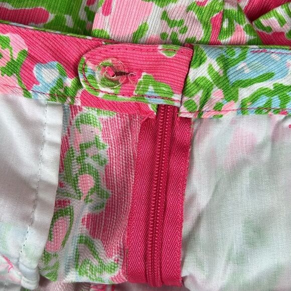 Lilly Pulitzer Flamingo Pink Southern Charm Adie Shorts Size 2 - Picture 7 of 7